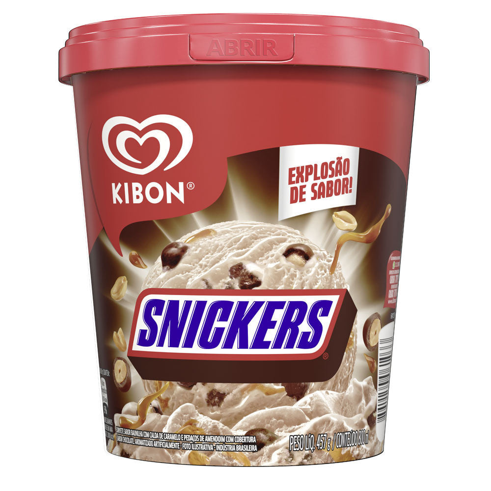 Pote Kibon Snickers 800ML
