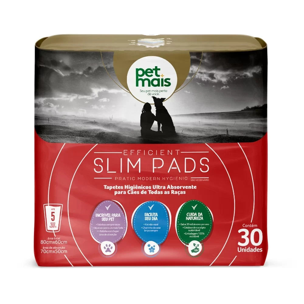 Tapete Higiênico Slim Pads C/30 Unidades