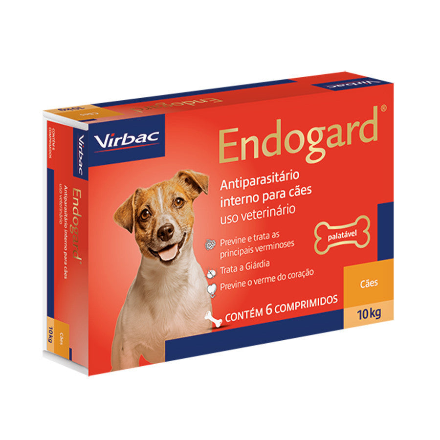 Antiparasitário Virbac Endogard para Cães de Até 10 kg 6 unidades