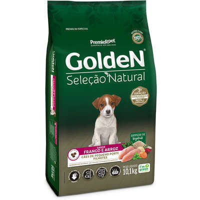 Ração Seca PremieR Pet Golden Seleção Natural para Cães Filhotes Mini Bits - 3Kg