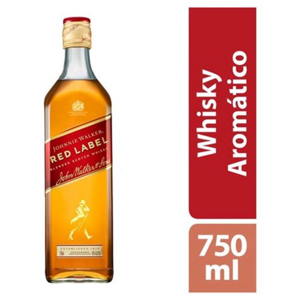 Whisky Escocês Johnnie Walker Red Label 750ml