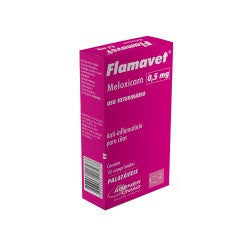 Anti-Inflamatório para Cães Flamavet 0,5mg Agener União com 10 Comprimidos