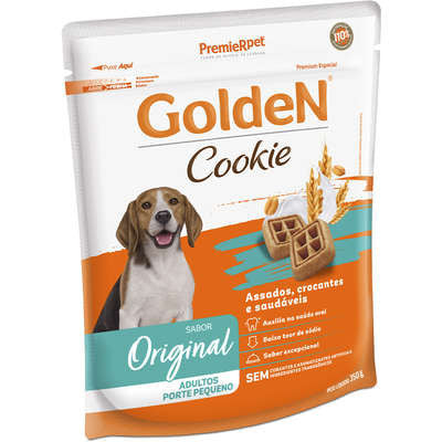 Biscoito GoldeN para Cães Adultos Porte Pequeno Sabor Original Cookie - 750 g