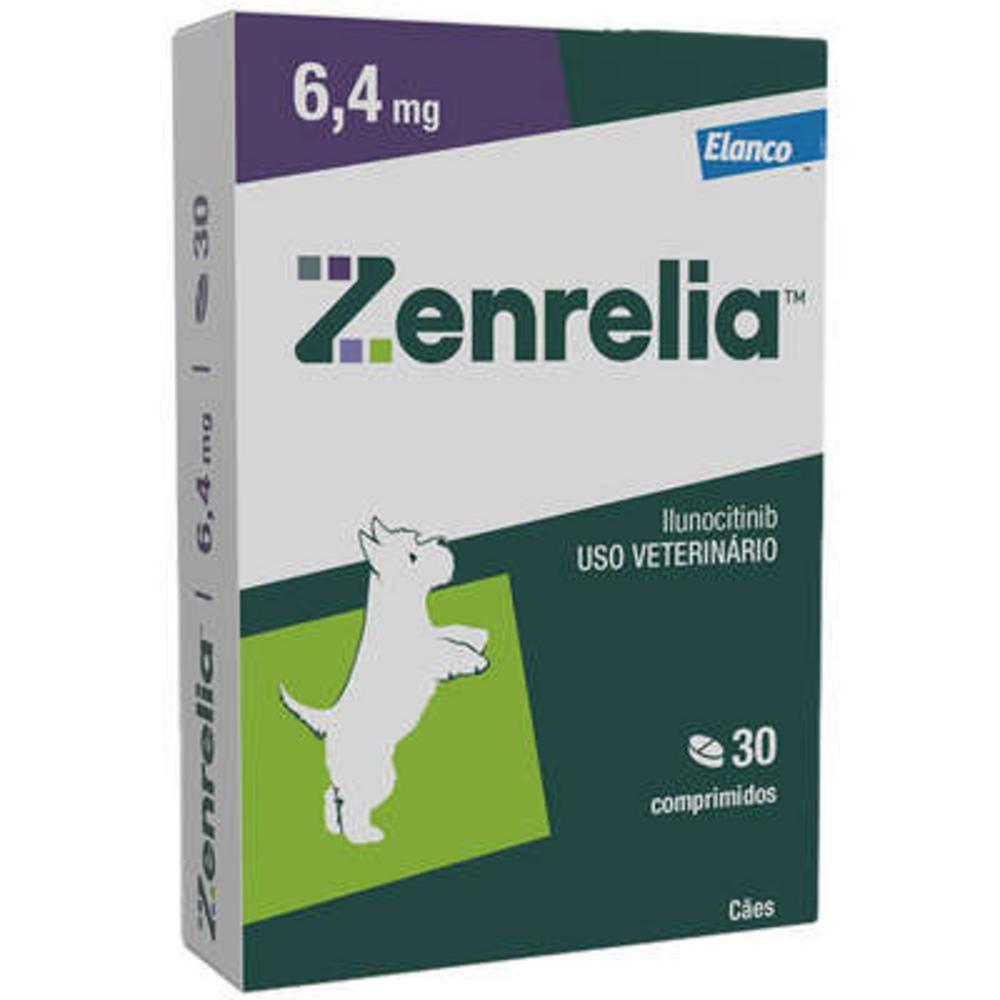 Tratamento Dermatológico Elanco Zenrelia 6,4 mg para Cães - 30 Comprimidos