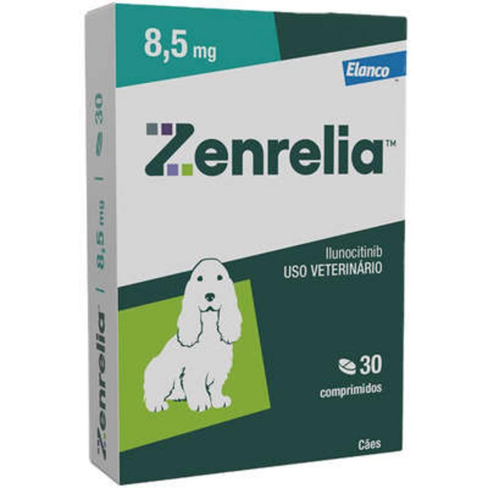 Tratamento Dermatológico Elanco Zenrelia 8,5 mg para Cães - 30 Comprimidos
