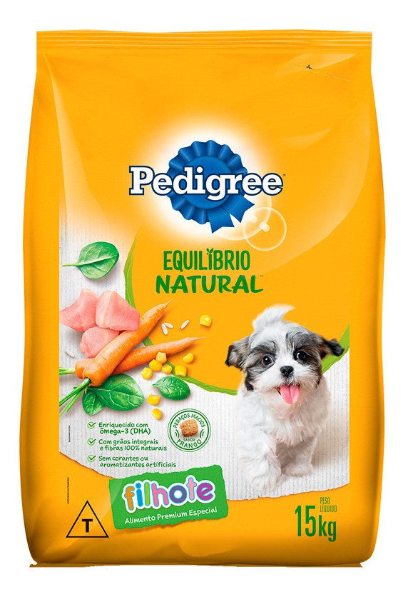 Ração Pedigree Equilibrio Nat Junior 15Kg