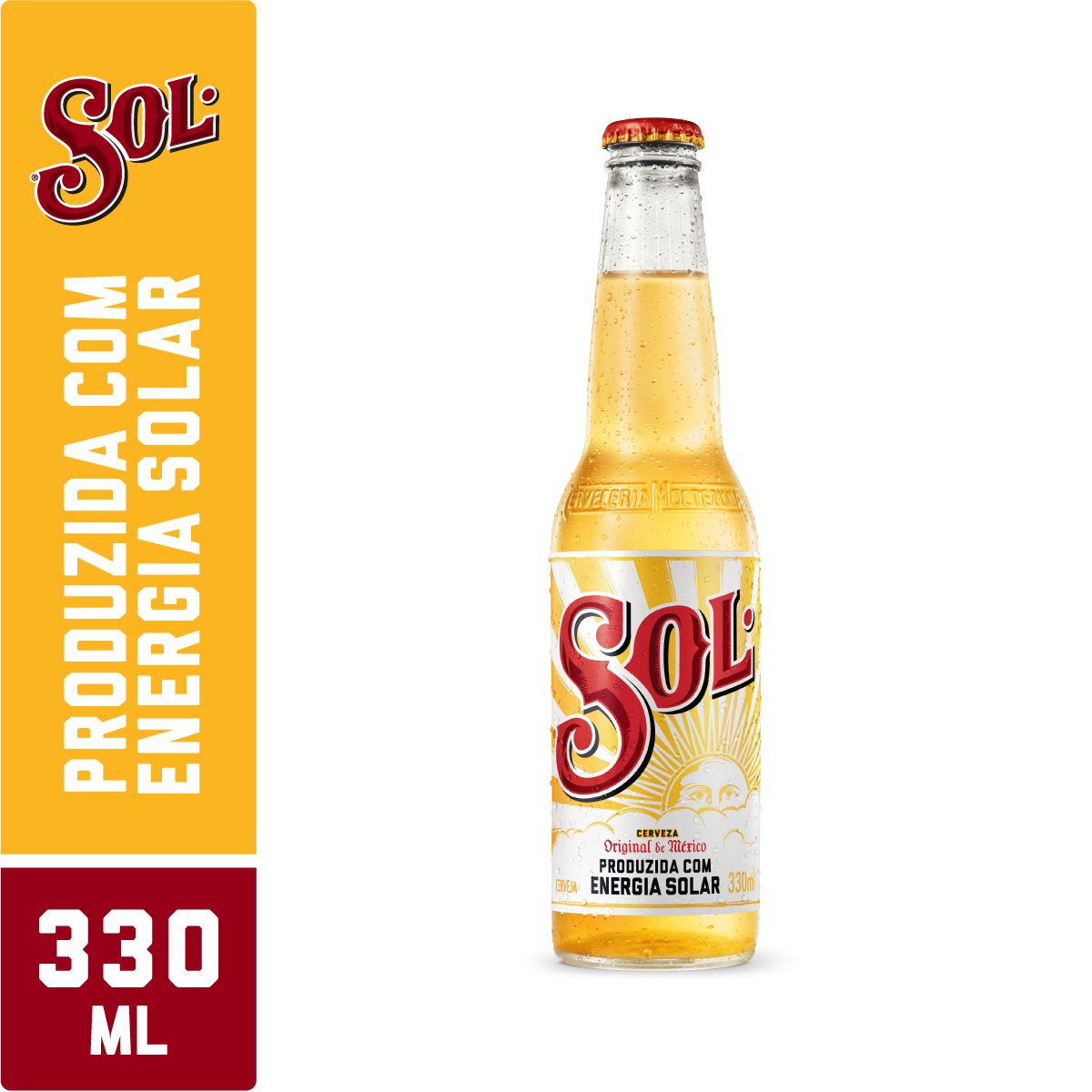 Cerveja Pilsen Sol Garrafa 330ml