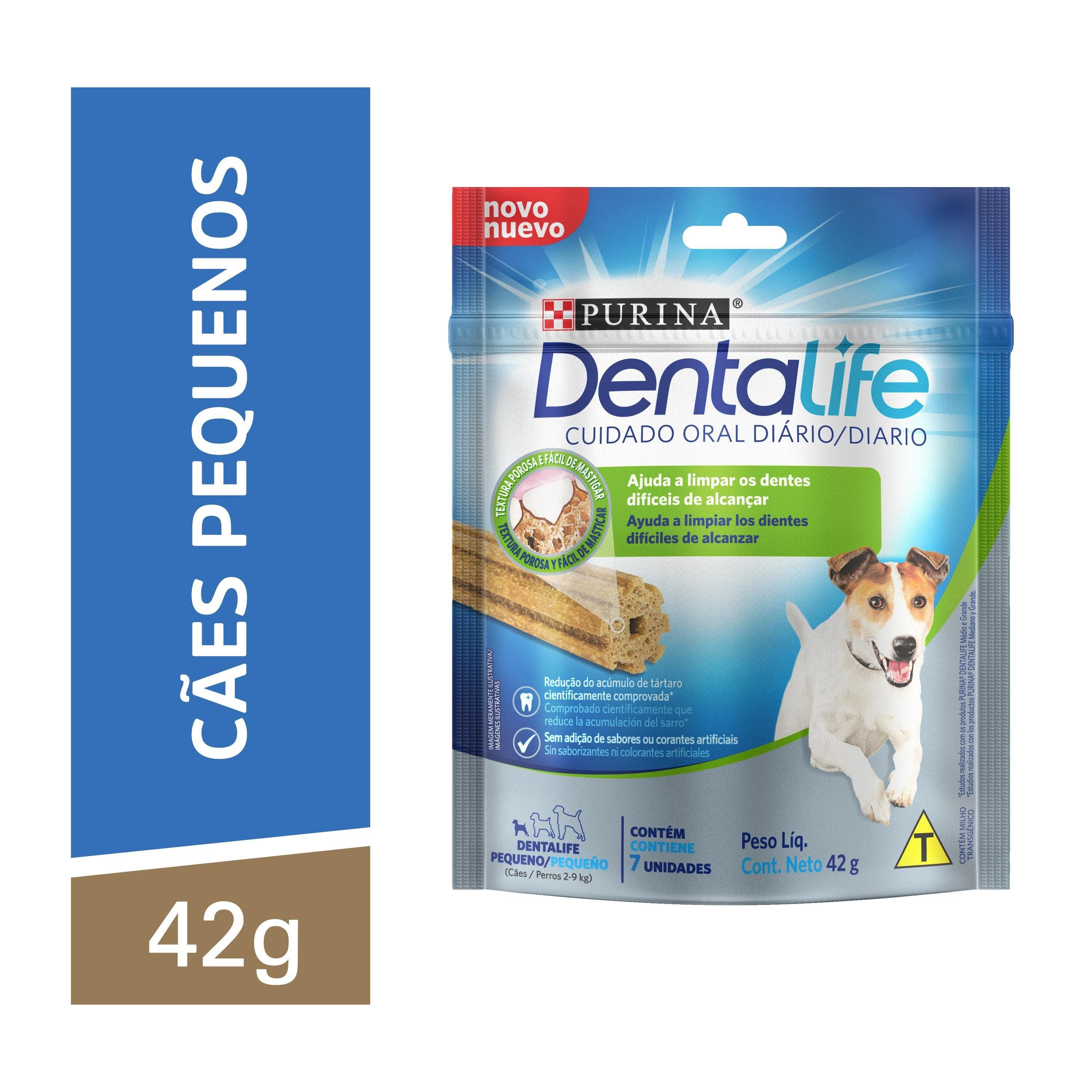 Petisco DENTALIFE Cães Adultos Pequenos Frango 42g