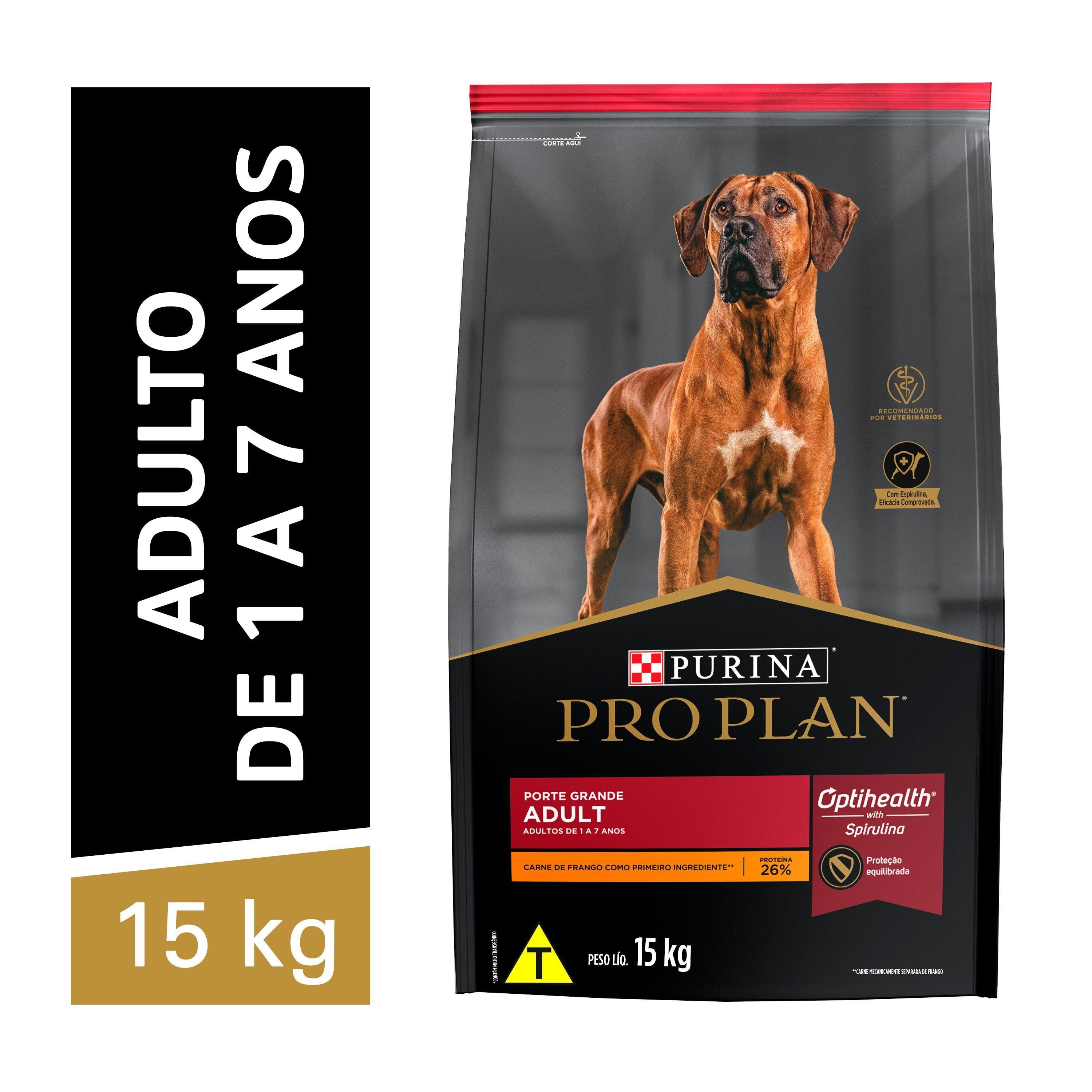 Ração PRO PLAN Cães Adultos Grandes Frango 15kg