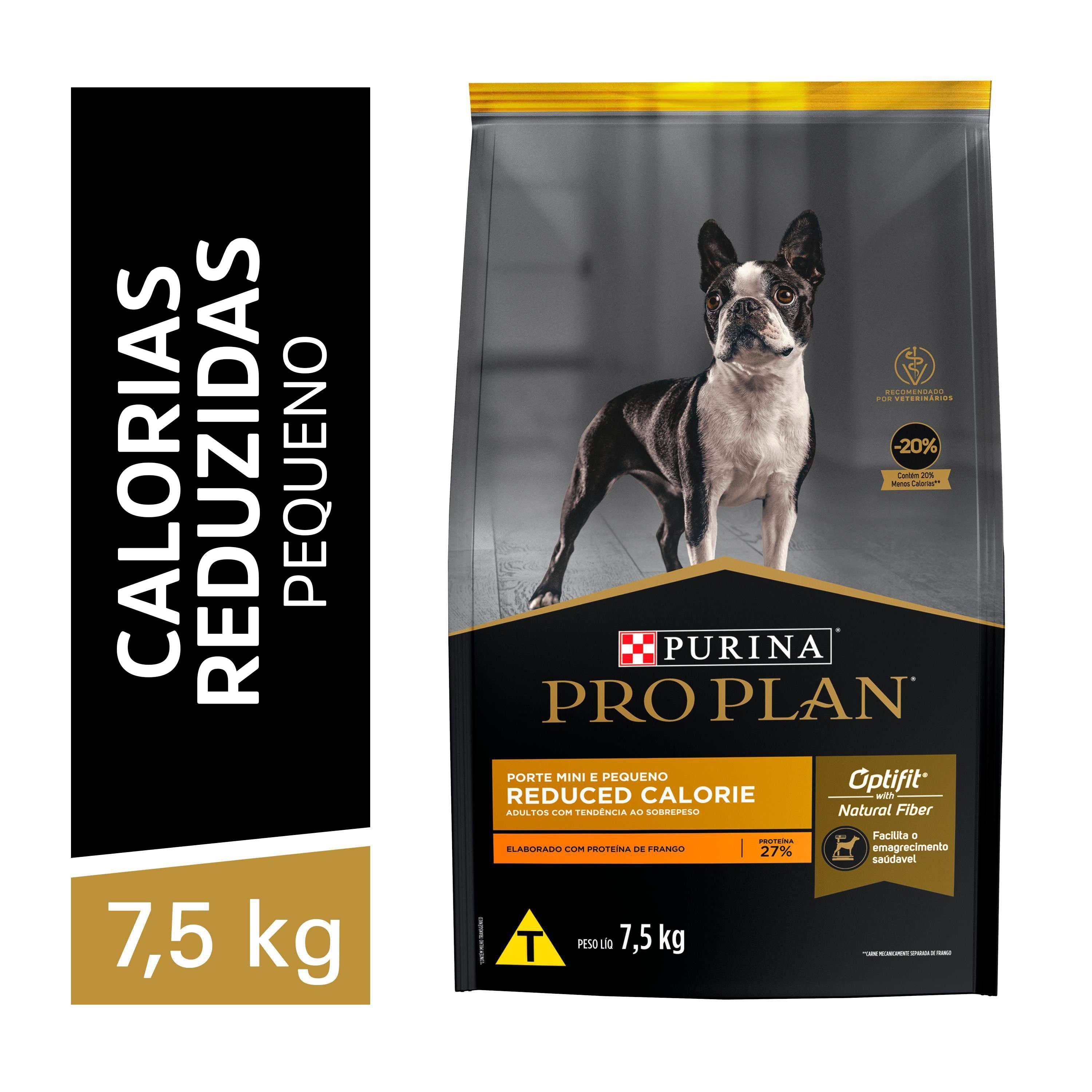 Ração PRO PLAN Calorias Reduzidas Cães Adultos Minis e Pequenos 7,5kg