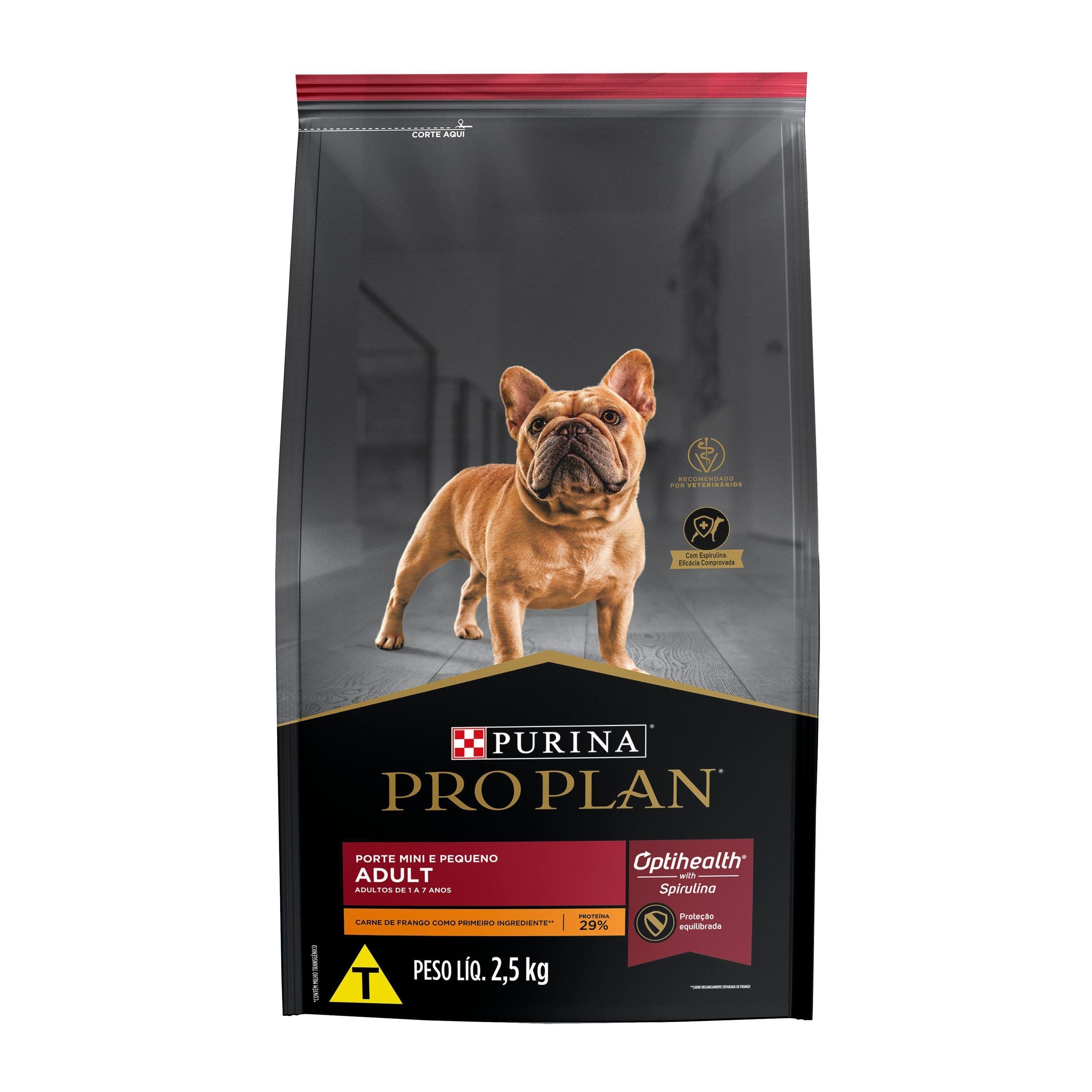 Ração PRO PLAN Cães Adultos Minis e Pequenos Frango 2,5kg