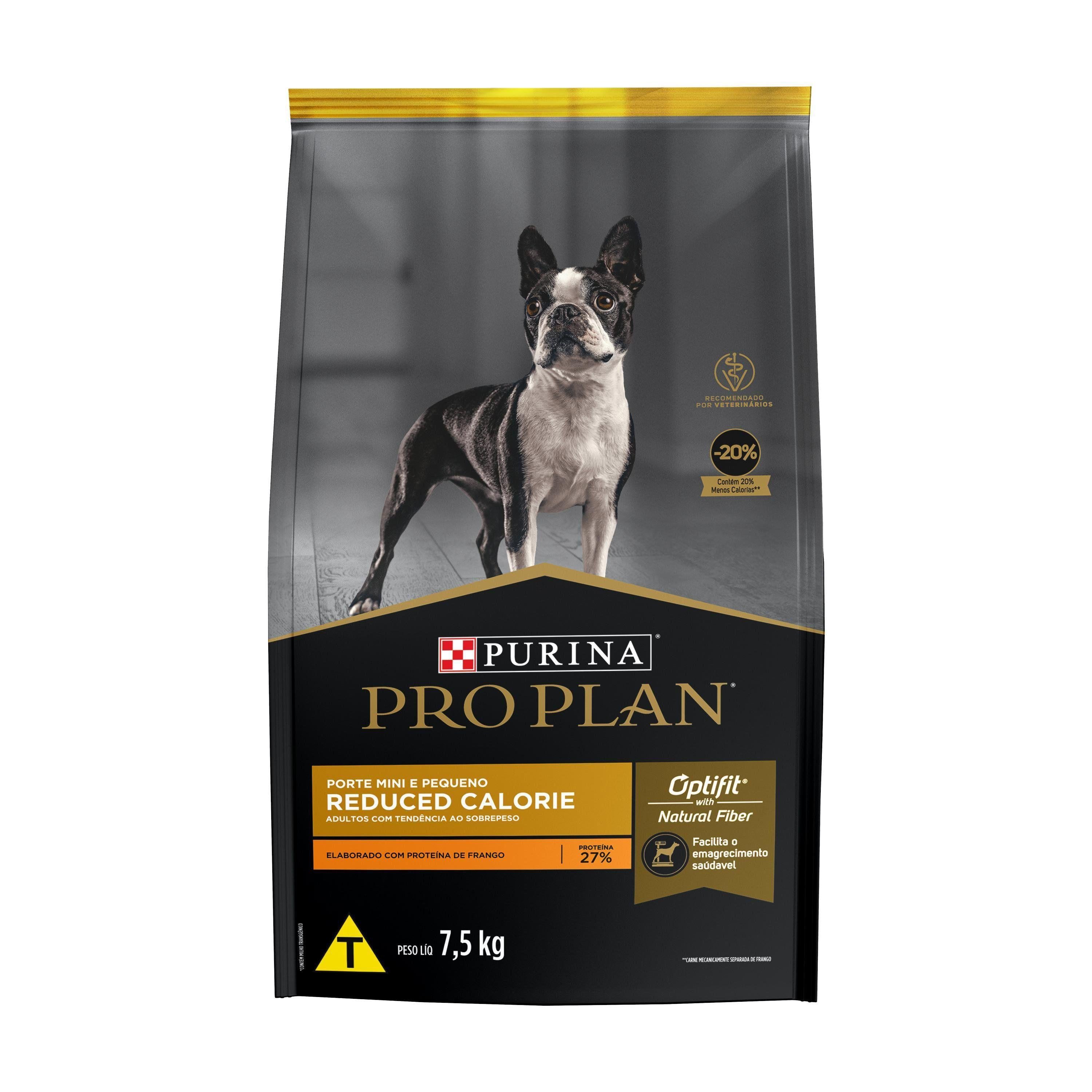 Ração PRO PLAN Calorias Reduzidas Cães Adultos Minis e Pequenos 7,5kg