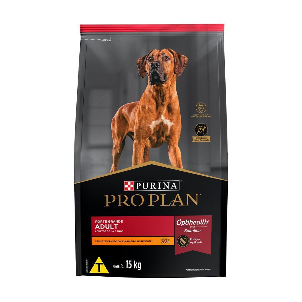 Ração PRO PLAN Cães Adultos Grandes Frango 15kg