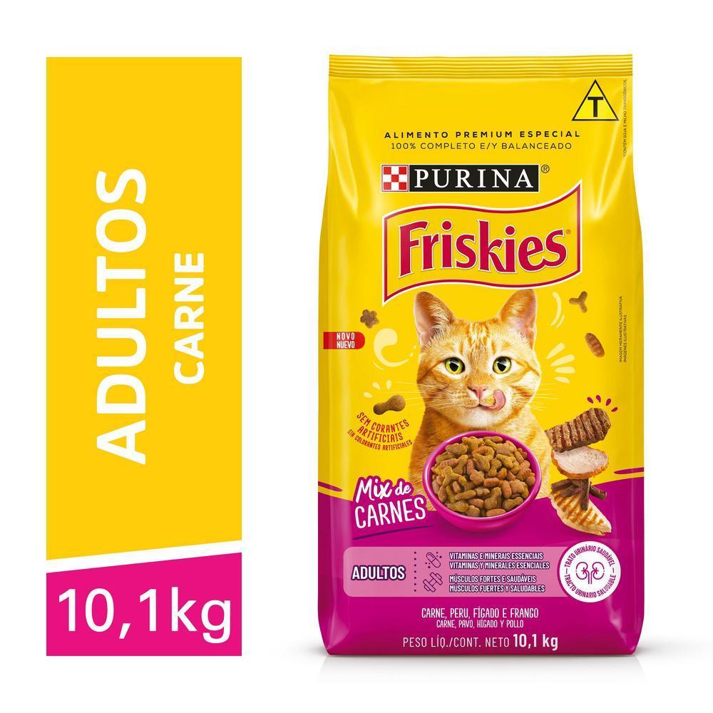 Ração FRISKIES Gatos Adultos Mix de Carnes 10,1kg