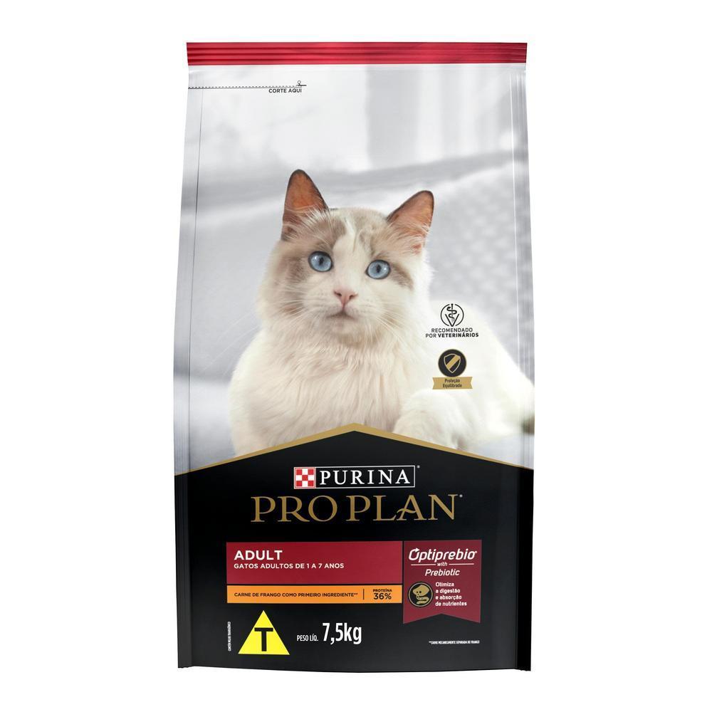 Ração Pro Plan Gato Adulto Frango 7,5kg