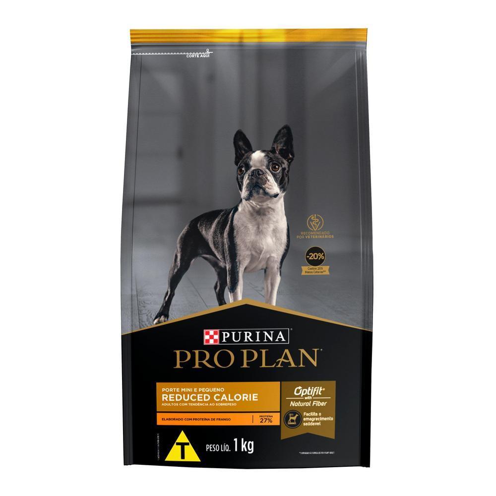 Ração PRO PLAN Calorias Reduzidas Cães Adultos Minis e Pequenos 1kg