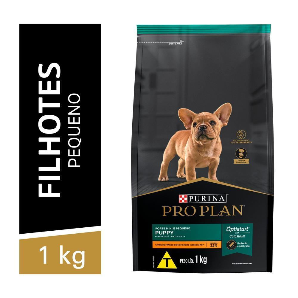 Ração PRO PLAN Cães Filhotes Minis e Pequenos Frango 1kg