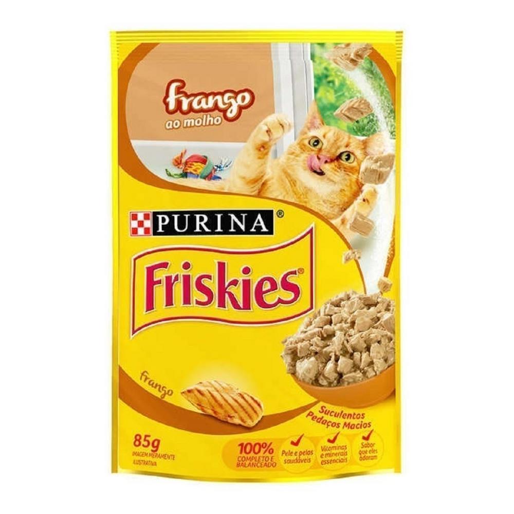 Ração Úmida Gatos Adultos FRISKIES Frango 85g