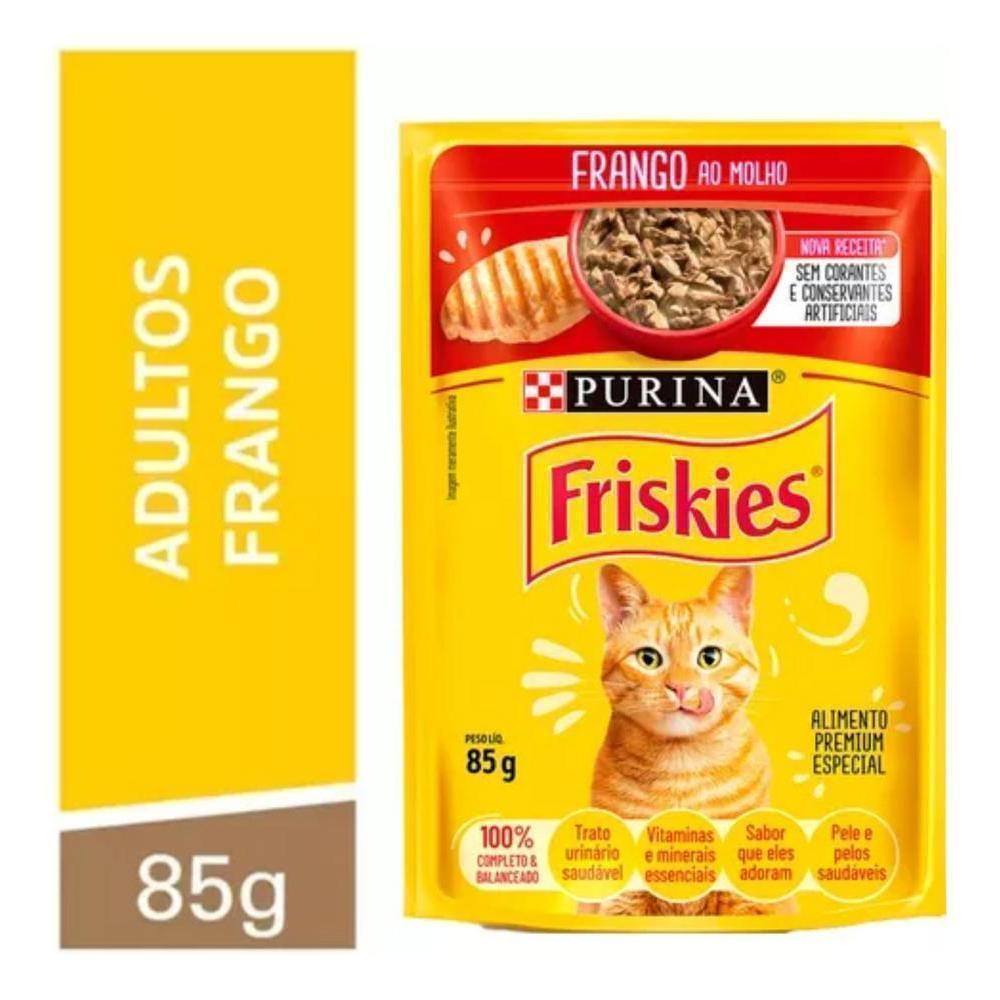 Ração Úmida Gatos Adultos FRISKIES Frango 85g