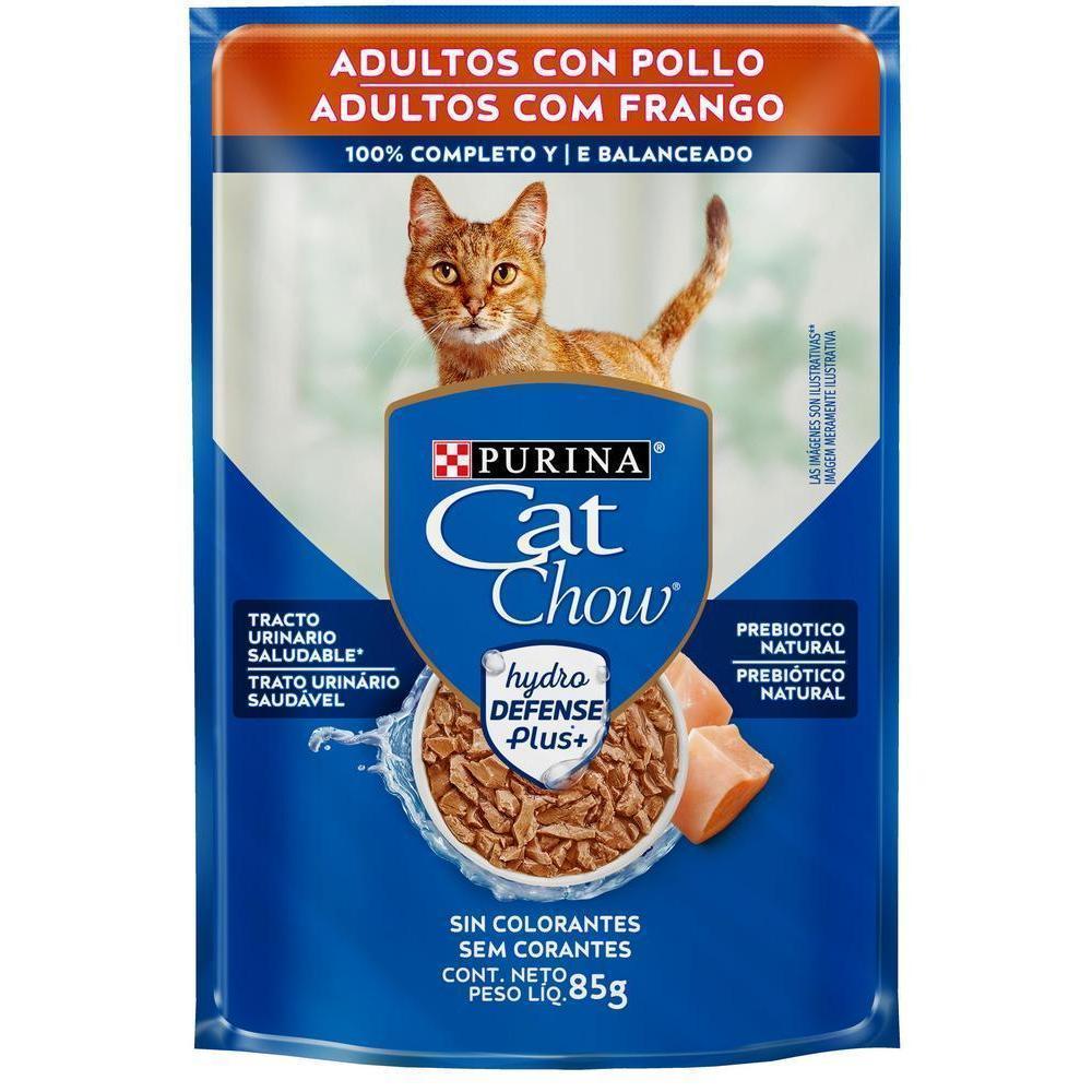 Ração Úmida CAT CHOW Gatos Adultos Frango ao molho 85g