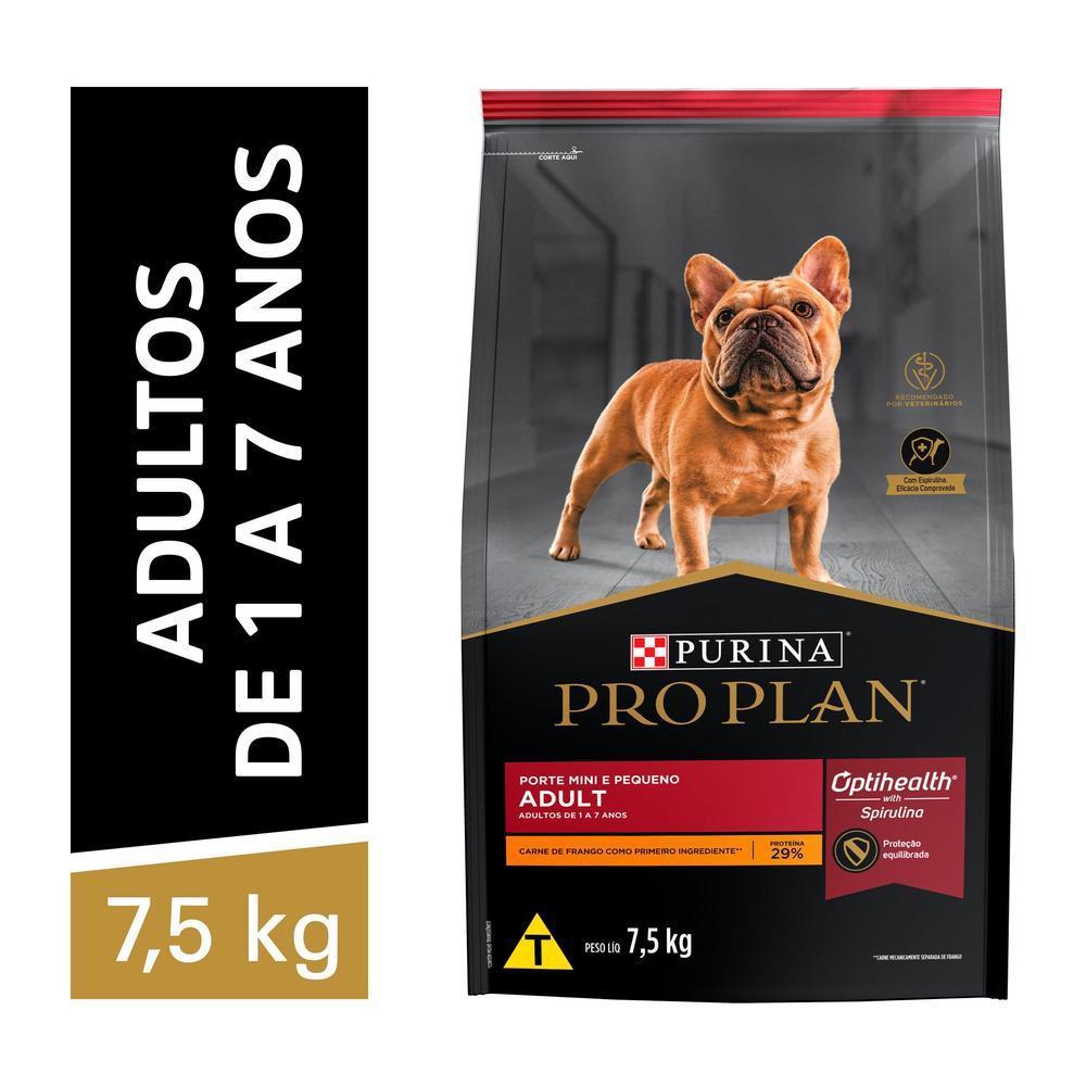 Ração PRO PLAN Cães Adultos Minis e Pequenos Frango 7,5kg