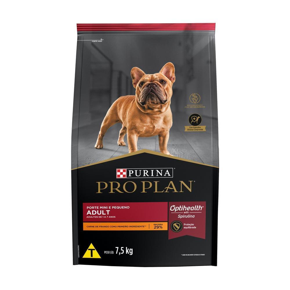 Ração PRO PLAN Cães Adultos Minis e Pequenos Frango 7,5kg