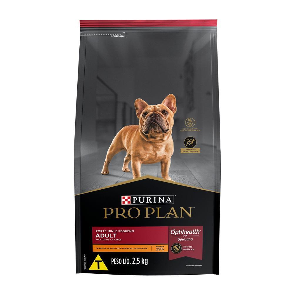 Ração PRO PLAN Cães Adultos Minis e Pequenos Frango 2,5kg