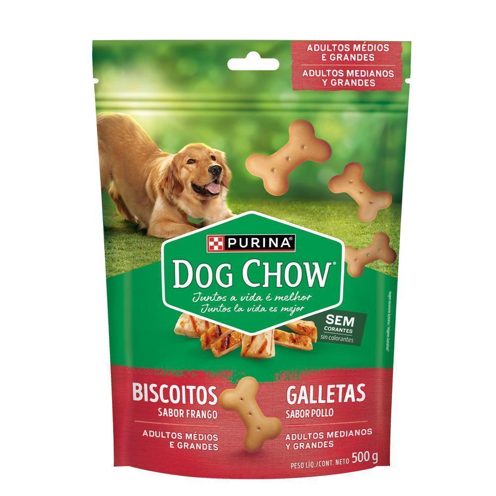 DOG CHOW Biscoitos Frango Medios & Grandes 500g