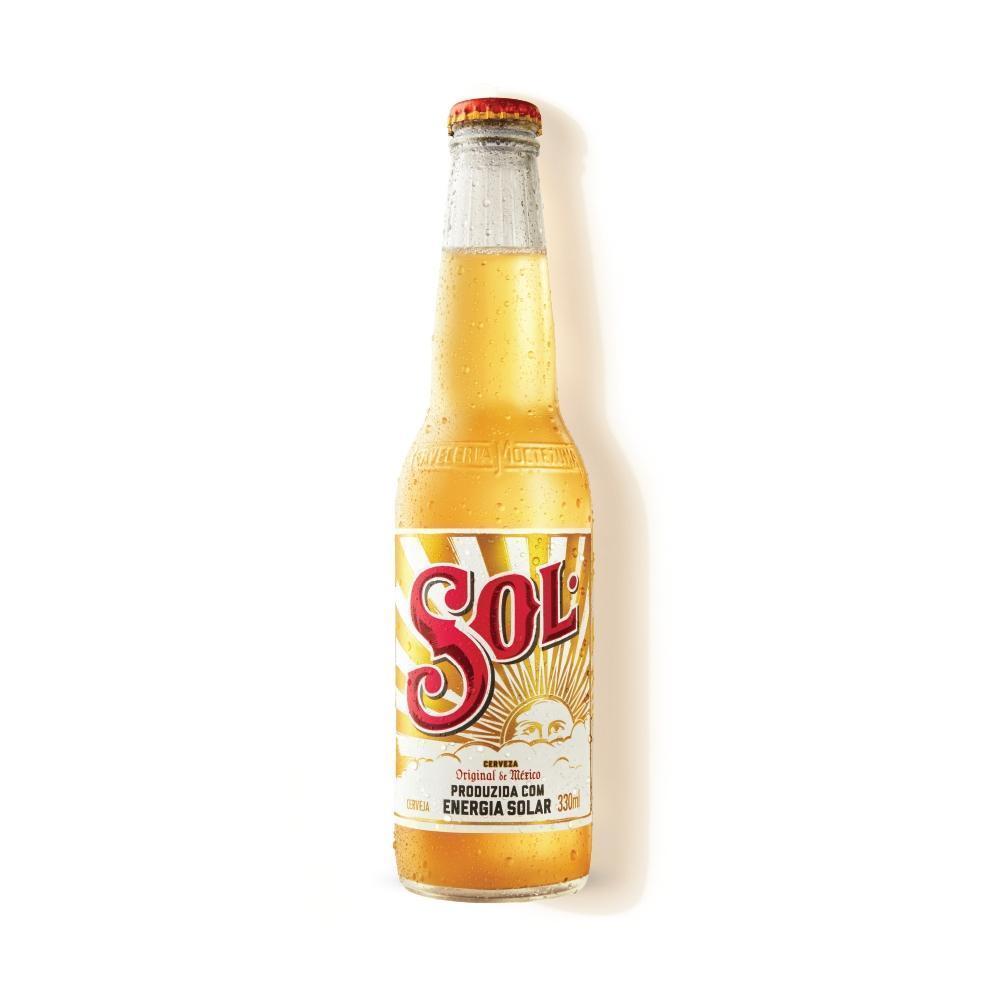 Sol Cerveja Premium Long Neck 330ml