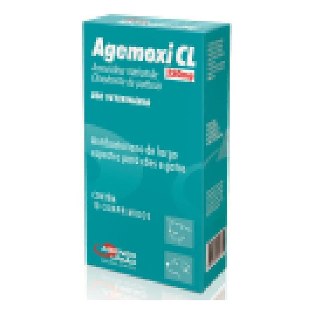 Antibiótico Agener União Agemoxi Cl 250Mg com 10 Comprimidos