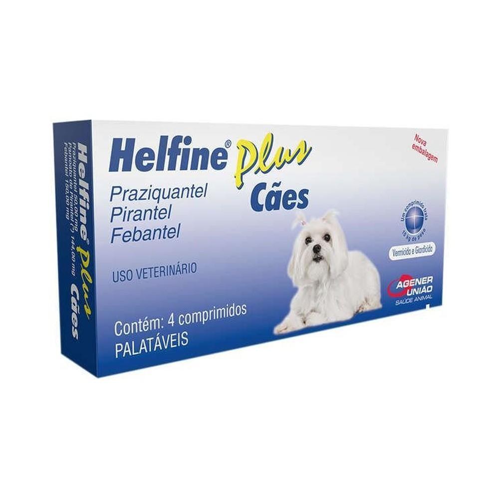 Helfine Plus para Cães - 4 Comprimidos