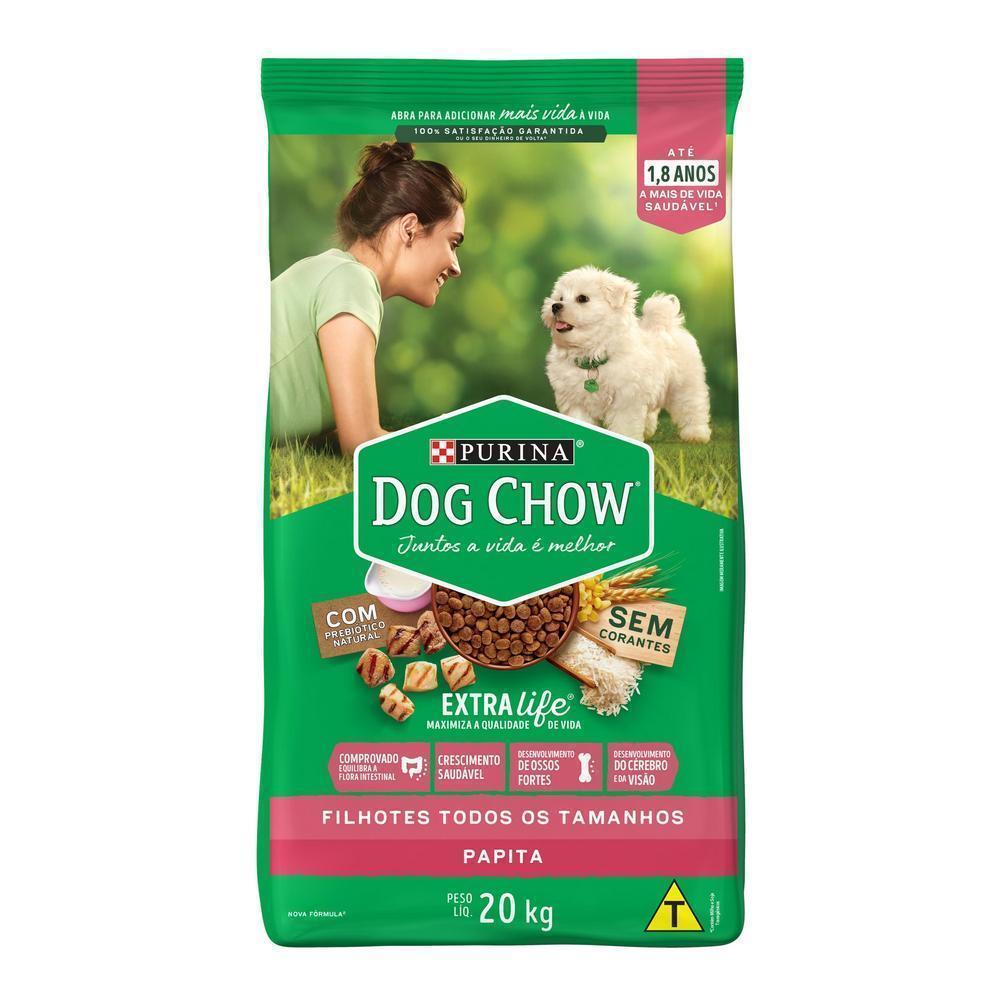 Ração DOG CHOW Papita Cães Filhotes 15kg