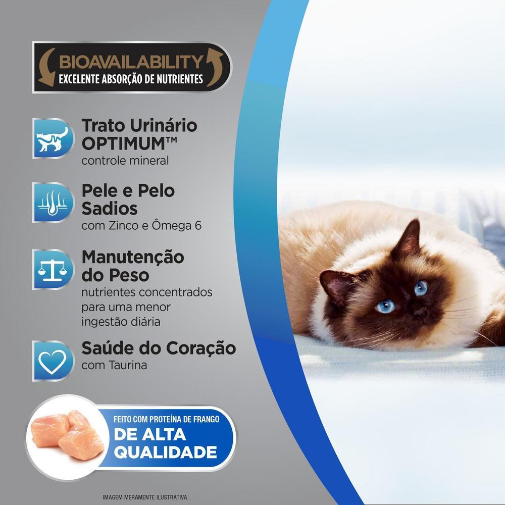 Ração Optimum para Gatos Adultos Castrados Sabor Frango 1kg