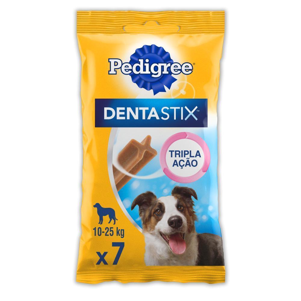 Petisco Pedigree Dentastix Cuidado Oral Para Cães Adultos Raças Médias 7 Unidades