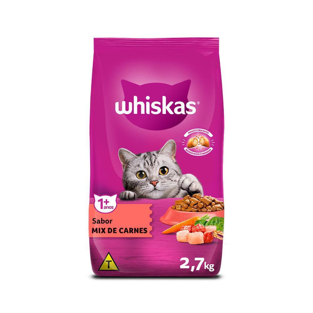 Ração Whiskas Mix de Carnes Gatos Adultos 10,1 kg