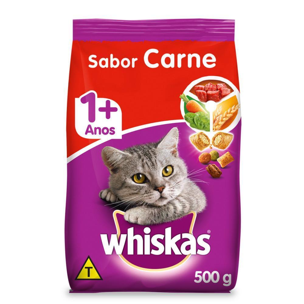 Ração Whiskas Carne Gatos Adultos 10,1 kg