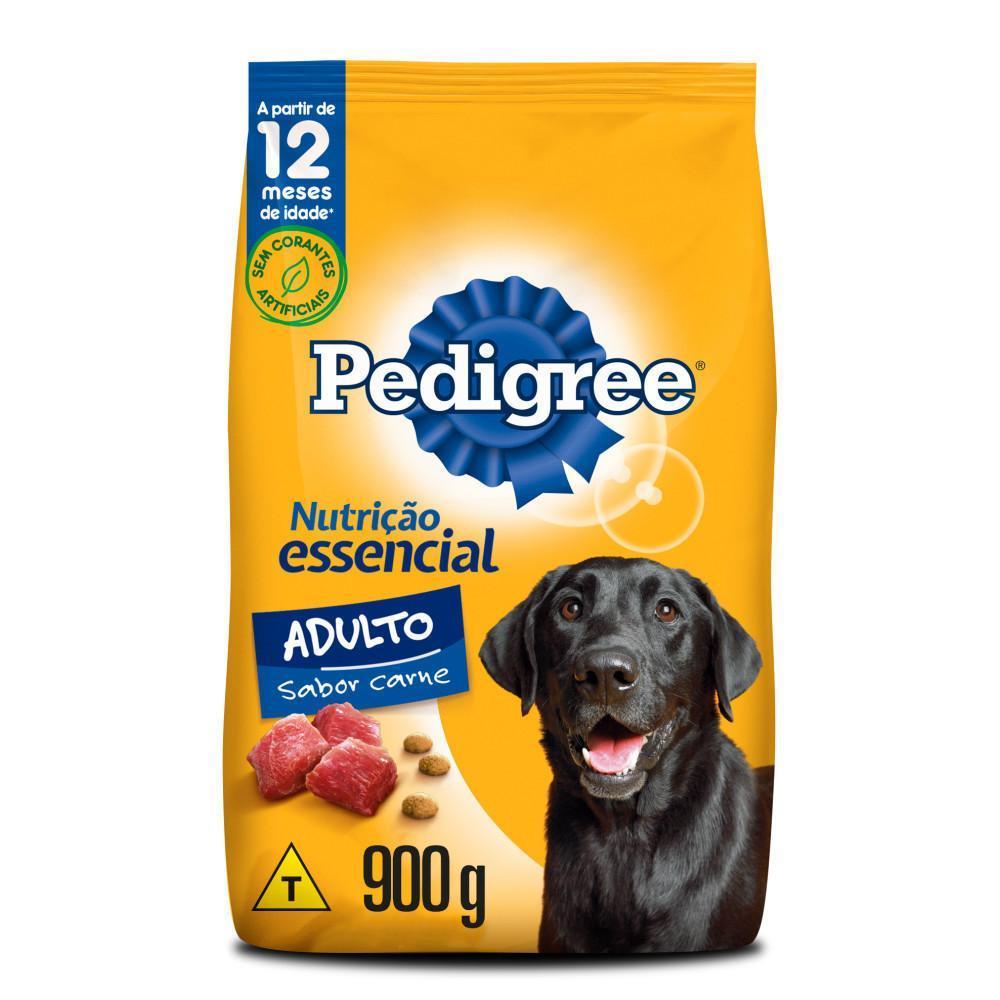 Ração Pedigree Nutrição Essencial Carne Para Cães Adultos 900 g