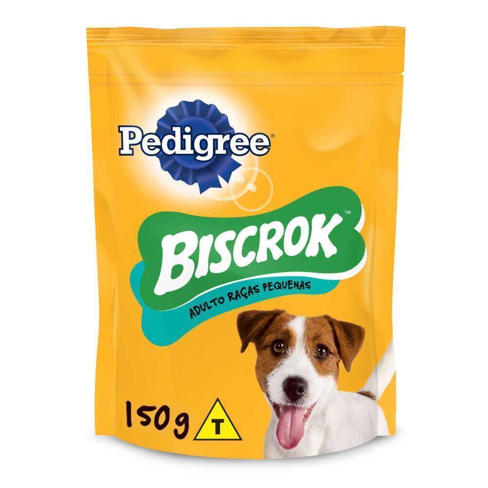Biscoito Pedigree Biscrok Para Cães Adultos Raças Pequenas 150 g