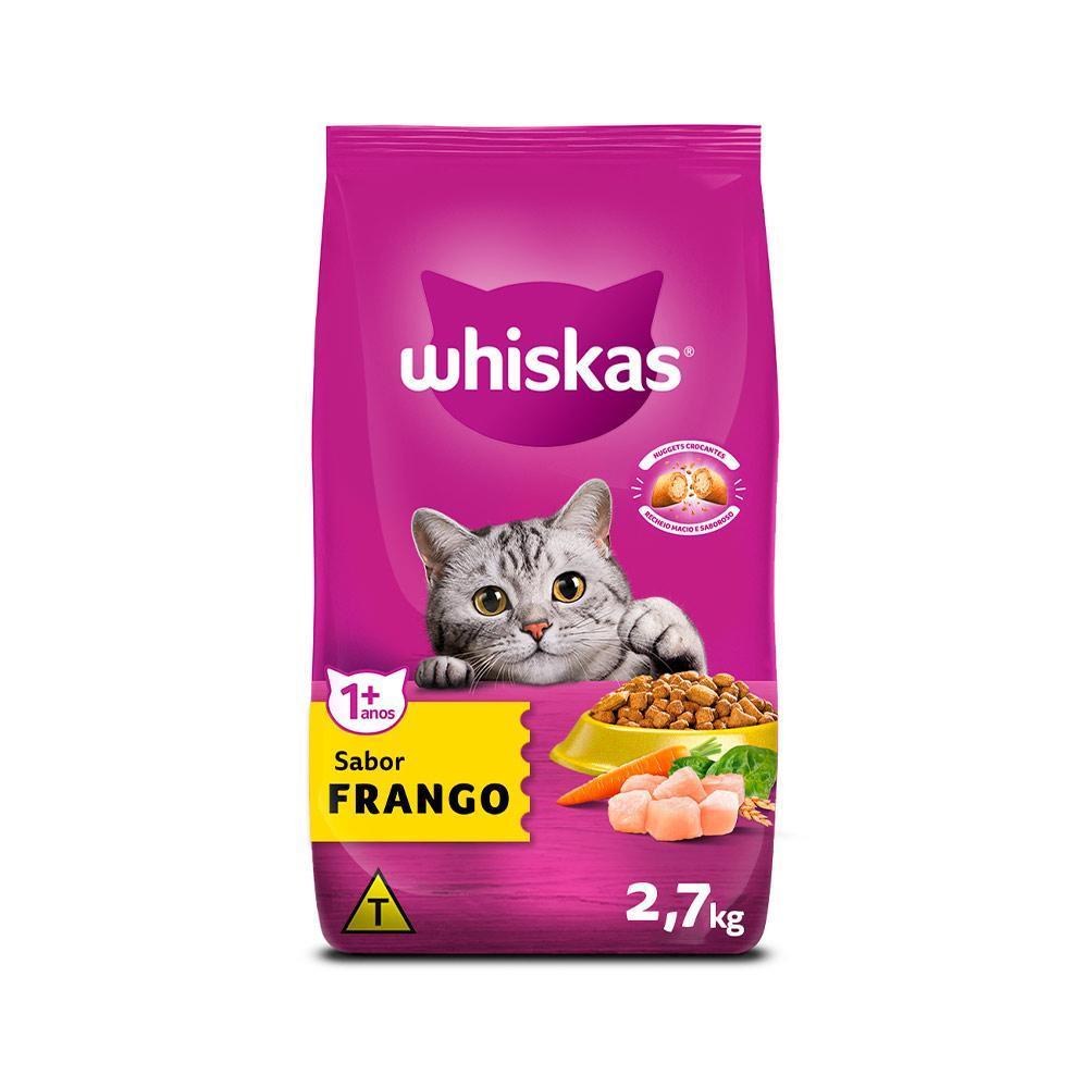 Ração Para Gatos Adultos Whiskas Frango 2.7kg