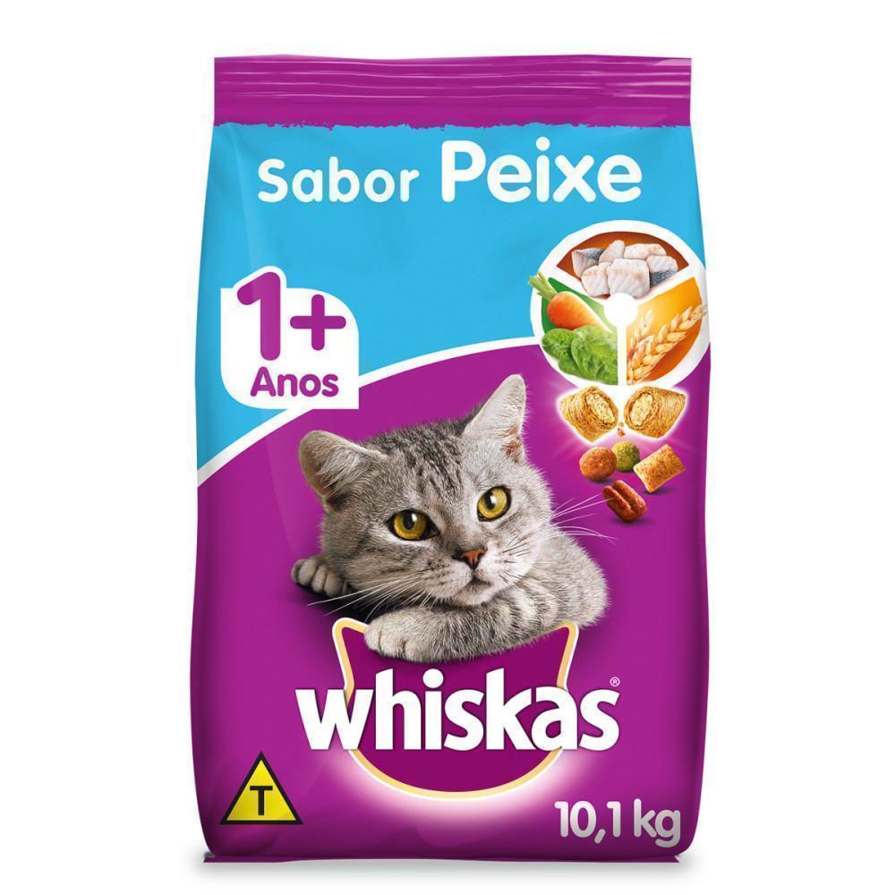 Ração Whiskas Peixe Gatos Adultos 2,7 kg