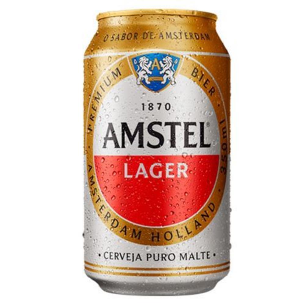 Amstel Cerveja Lager Lata 350ml