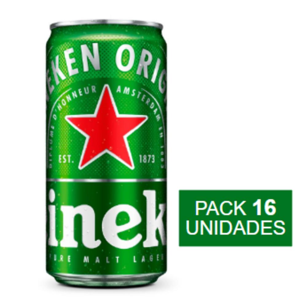 Cerveja Heineken Lata 269ml - Pack com 16 unidades