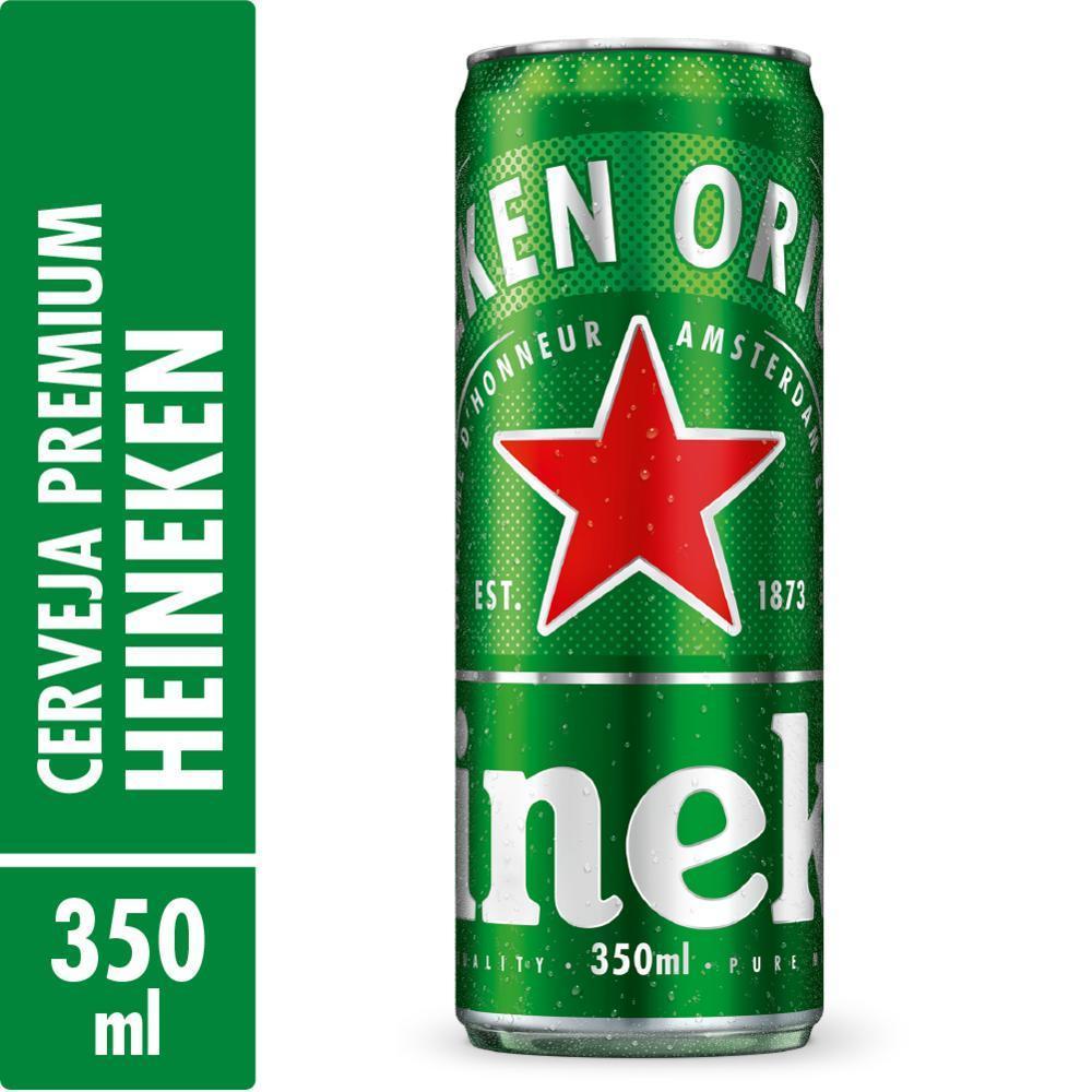Cerveja Heineken Lata Sleek 350ml