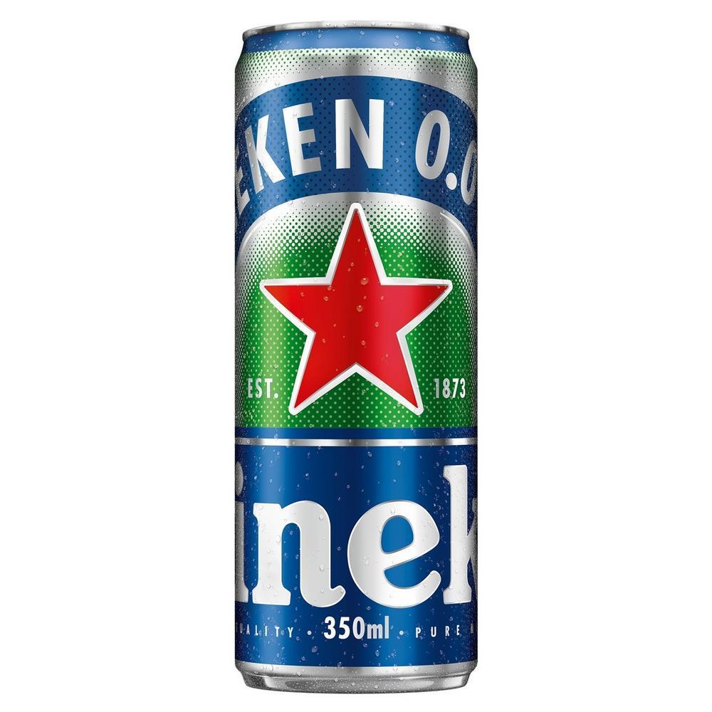 Cerveja Lager Zero Álcool Heineken Lata 350ml