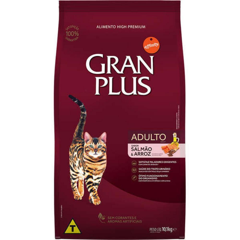 Ração pra Gatos Adultos GranPlus Salmão e Arroz 10.1kg