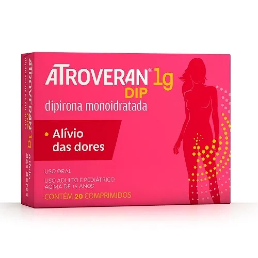 Atroveran Dip 1g com 20 Comprimidos