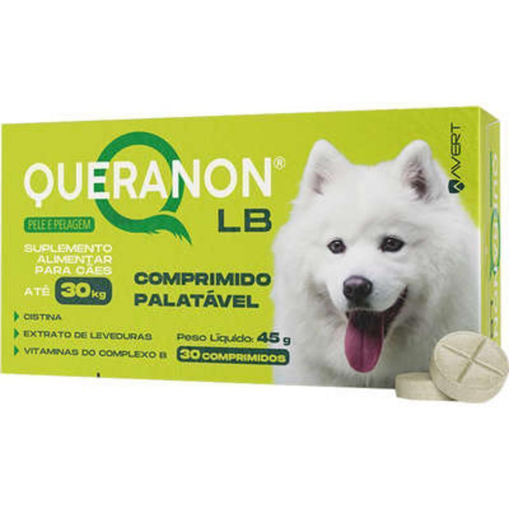Suplemento Alimentar Avert Queranon para Cães até 30Kg - 30 Comprimidos