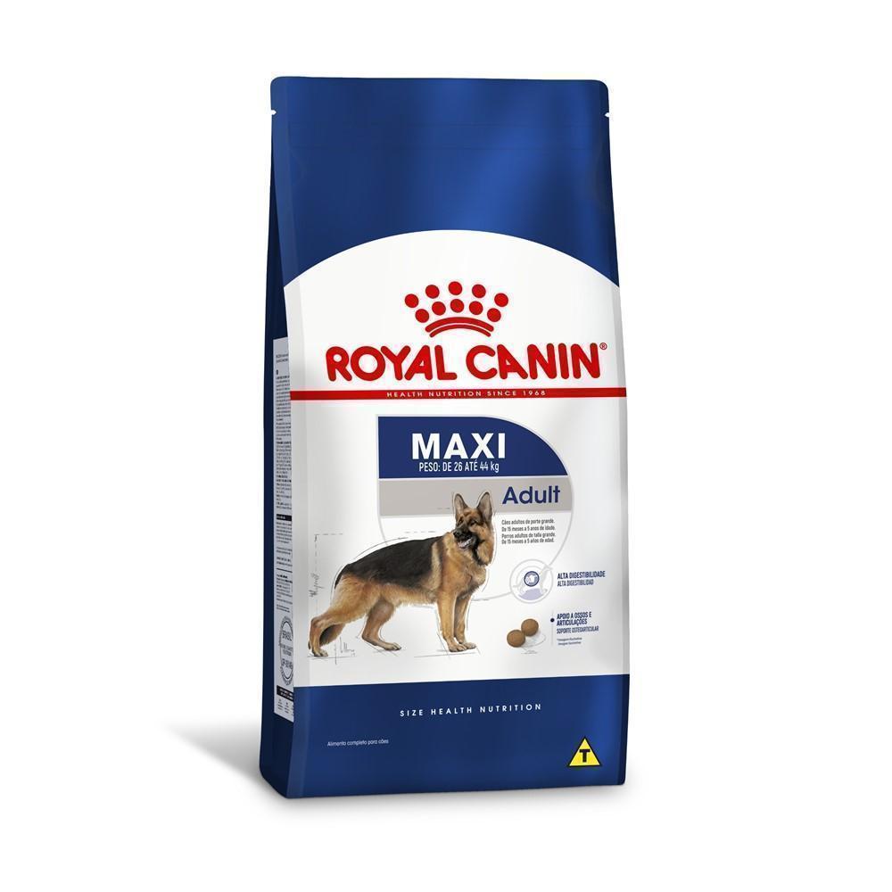 Ração Seca Royal Canin Maxi Adult para Cães Adultos de Porte Grande - 15 KG