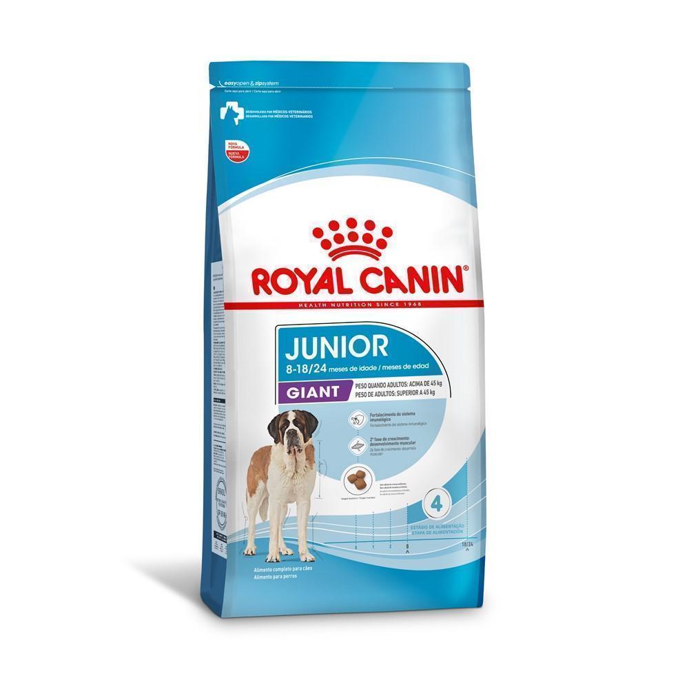Ração Royal Canin Giant Junior para Cães Filhotes de Porte Gigante de 8 a 18/24 Meses de Idade 15kg