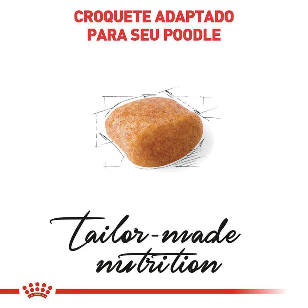 Ração Seca Royal Canin para Cães Adultos da Raça Poodle - 7,5 Kg